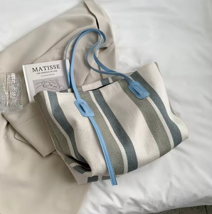 New <b>Large</b> Capacity Handbag for Girls Shopping Fashionable and Casual Chinese Canvas <b>Large</b> Handbag Shopping <b>Bag</b> - Product Image 1