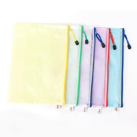 Bolsa de Archivo Transparente con Cierre, Resistente, Multifuncional e Impermeable, para Almacenamiento de Papelería y Juguetes, Venta al Por Mayor de Fábrica