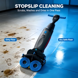 Nouvelle machine à nettoyer et à polir les sols, portative, à piles, avec fonction de polissage pour le soin des sols en marbre, terrazzo et pierre - Product Image 6