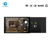 Panneau de commande intelligent avec écran tactile IPS Android/Linux Portworld, avec RK3576 USB Type-C pour la commande de la maison intelligente et des hôtels