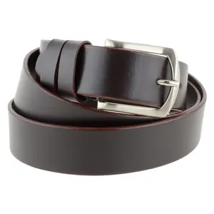 Italian made genuine leather famous brand brown Leather belt for man 3.5cm/1.57in 6 pcs in a box for Wholesale