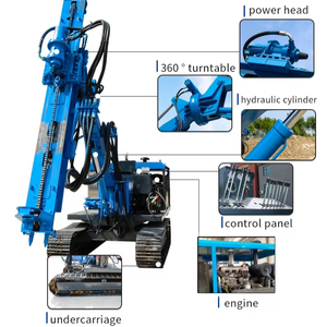 Nhà Máy bán hàng trực tiếp 360 độ xoay khai thác hầm khoan Giàn Khoan máy phù hợp cho các dự án kỹ thuật khác nhau - Product Image 6