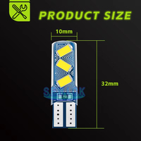 12V T10 Canbus Weiße LED-Glühbirnen 194 W5w 5630 5730 6SMD Superhelle Keilbirnen für Silikonbeleuchtung
