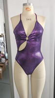Maillot de bain une pièce pour femme, personnalisé OEM, style carnaval, ajouré, push-up, coupe haute, grande taille, dos nu à bretelles