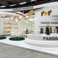Stand d'exposition modulaire en bois personnalisable pour salons professionnels ABC Kids