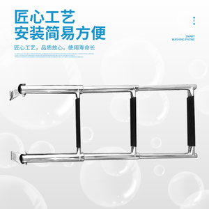 Stainless Steel Boat Ladder 316 Grade Foldable Telescopic Deck Ladder For <b>Yacht</b> Marine Use - Product Image 4