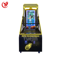 Machine de jeu d'arcade de basket-ball d'intérieur à monnayeur avec éclairage de luxe et capteur pour centre commercial