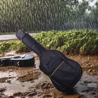 Custom 41\" Acoustic Guitar Bag 5MM Sponge Pad Waterproof Guitar Case Double Adjustable Stringed Instruments Parts Accessories
