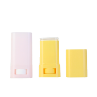 Tube de parfum solide en plastique PP personnalisé 20g 30g pour emballage cosmétique, déodorant et baume corporel, avec mécanisme rotatif