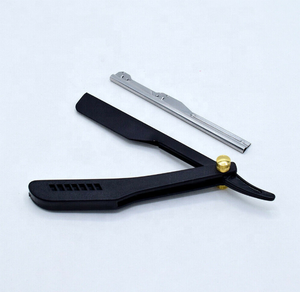 Maquinilla de afeitar de barbero, corte recto, para garganta - Product Image 1