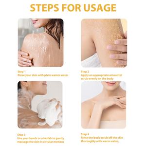 Gommage corporel naturel nourrissant et ultra-hydratant au sucre, à la vitamine C et au beurre de karité pour la vente en gros - Product Image 6