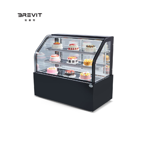 Vitrina Refrigerada para Panadería BREVIT de Acero Inoxidable 304 con Enfriamiento por Aire, 2 Puertas y Estantes Ajustables para Uso Comercial - Product Image 6