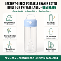 Bouteille shaker électrique, gobelet mélangeur automatique de protéines, sans BPA, design compact, bouteille d'eau portable et réutilisable pour la salle de sport, les sports et les adultes