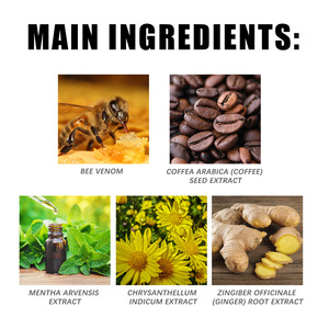 Crema adelgazante de veneno de abeja, metabolismo acelerado rápido, crema de masaje moldeadora corporal suave para quemar grasa, sin efectos secundarios - Product Image 2