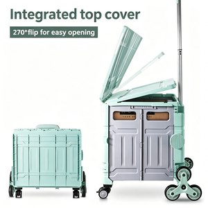 Carrito de Compras Plegable con Ruedas, Bolsa de Transporte Plegable - Product Image 4