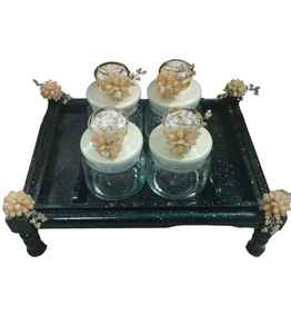 Recién llegado, juego de tarros de resina de diseño texturizado con patrón de frutas para Decoración de cocina y regalos, características de adorno de cabeza de Bobble - Product Image 1