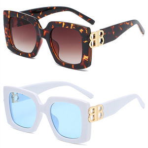 Lunettes soleil <span class=keywords><strong>femelle</strong></span> nuovo design double B gold acetato style custom designer fashion 2023 occhiali da sole donna luxury brand - Product Image 2