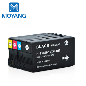 MOYANG – cartouche 955 de remplacement <span class=keywords><strong>d</strong></span>'impression sans <span class=keywords><strong>d</strong></span>éfaut Compatible <span class=keywords><strong>pour</strong></span> <span class=keywords><strong>HP</strong></span> 7720 fournitures <span class=keywords><strong>d</strong></span>'<span class=keywords><strong>imprimante</strong></span> <span class=keywords><strong>achat</strong></span> en vrac - Product Image 1