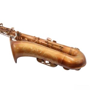 <span class=keywords><strong>Saxophone</strong></span> ténor Bb professionnel Eastern Music, entièrement martelé à la main, finition nickel vintage, embouchure en caoutchouc dur gravée à la main - Product Image 3
