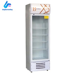 Tốt nhất duy nhất cửa thương mại kính hiển thị <span class=keywords><strong>Showcase</strong></span> uống làm mát thẳng đứng tủ lạnh để bán - Product Image 4