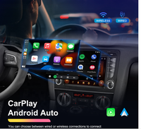 Autoradio Android Podofo 7 pouces pour Audi A3 Carplay/Android Auto GPS WIFI BT FM Vente en gros OEM/ODM Usine