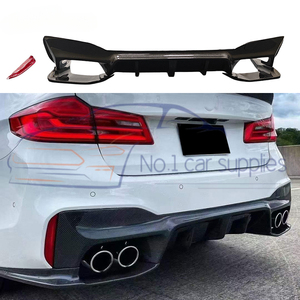 Cho G30 F90 M5 Sợi Carbon 3D Phong Cách Phía Sau Khuếch Tán Bumper Lip Cho 5 Series <span class=keywords><strong>G</strong></span> G38 F M5 - Product Image 5