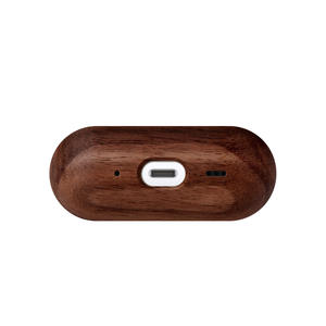 Funda de Madera de Alta Calidad para Auriculares, Estuche Inalámbrico para Auriculares para <span class=keywords><strong>Airpods</strong></span> 3/4/<span class=keywords><strong>Pro</strong></span> <span class=keywords><strong>2</strong></span>, Estuche para Auriculares <span class=keywords><strong>Bluetooth</strong></span> - Product Image 5