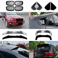 Kit de Carrocería AMP-Z para BMW X5 E70 X6 E71, Parachoques Delantero y Trasero, Alerón Lateral, Alerón Trasero, Difusor Trasero