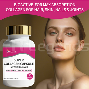 <span class=keywords><strong>Prix</strong></span> d'usine OEM, capsules de collagène et de vitamine C, peau éclatante, cheveux, ongles, soutien des articulations, pilules de collagène, capsules blanchissantes pour la peau - Product Image 2