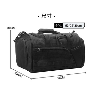 Custom Lightweight Oxford Cloth Travel <b>Tote</b> <b>Bag</b> Zipper Unisex Belt Wear-resistant Fitness Outdoor Gear Europe United - Product Image 3