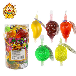 Groothandel Custom Snoepjes Gesorteerd Fruitige Smaak Fruit Vorm <span class=keywords><strong>Jelly</strong></span> Pudding Snoep - Product Image 1