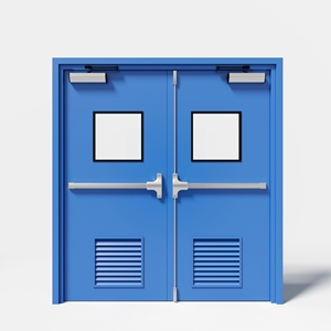 Pintu Keamanan Baja Anti Peluru & Anti Maling Canggih Kustom Bastion, Pintu Lapis Baja Tahan Api Modern Berukir untuk Vila - Product Image 1