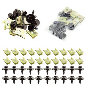 Sujetadores de capó de motor para Bmw 18293 para E46 E90, tornillos de acero, 40 Uds. - Product Image 4