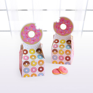 Personalized Cheap Food Doughnut Box Supplier Wholesale Custom Printed Mini Paper Packaging Donut Boxes