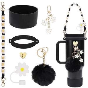 40 Ounce Cup Tumbler Accessoires Bottines Base Bracket Bracket Straw Jacket Hook Key Chain Pendant with Rope Spreader Suit - Product Image 1