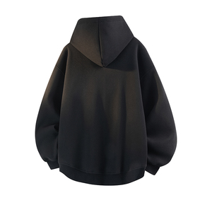 Sweat-shirt ample de couleur unie de style streetwear, fabricant de sweat-shirt en molleton de qualité supérieure, col rond, sweat-shirt surdimensionné - Product Image 5