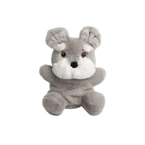 2023 New Design Plush Dog Toy Stuffed Schnauzer Animals Wholesale 13cm Height Plush Animal toys for Kid and Adult Gift Dolls