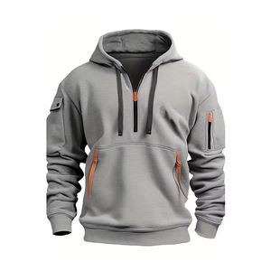 เสื้อฮู้ดผ้าฝ้าย100% พัฟสำหรับผู้ชายและผู้หญิงเสื้อมีฮู้ดปรับแต่งโลโก้ได้ตามต้องการ - Product Image 3