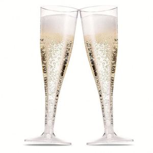 Copas de Champán Desechables Modernas y Duraderas, Elegantes Copas de Plástico para Fiestas, Bodas y Brindis - Product Image 4