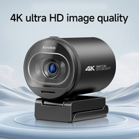 Cámara Web M5 Serie 4K UHD con Enfoque Automático, USB 2.0 Tipo-C para Transmisiones en Vivo y Videoconferencias (Distancia de Enfoque de 10cm-300cm)