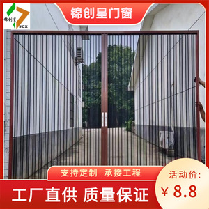 Jcx <b>Folding</b> <b>Screen</b> Door Stainless Steel Modern Entry Insect Resistant Easy To Install - Product Image 1