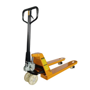 Chariot à palettes manuel robuste OTOY, capacité 2,5 tonnes, en acier au manganèse, pour terrains accidentés, avec roues en caoutchouc - Product Image 5