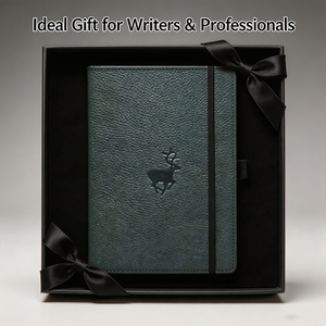 Deer Embossed PU Leather Hardcover <b>Diary</b> with Elastic Band Closure - Product Image 5