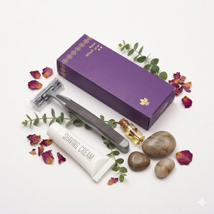 Kit da Barba Ecologico Monouso in Acciaio Inox per Hotel, con Logo Personalizzato, per Camere d'Albergo e Bagni - Product Image 6
