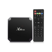 Nueva caja de TV Android 10 X96Q 1GB 2GB de RAM 8GB 16GB ROM Allwinner H313 Quad Core Android 10,0 TV Box trabajar con I8 MX3 Mini teclado