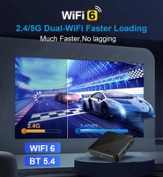 Android TV Box BT5.4 Wifi 6 con Asistente de Google, Reproductor Multimedia de Streaming para Cine en Casa Inteligente - Decodificador