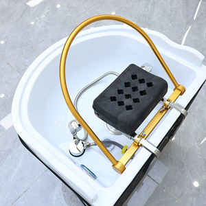 Modern Multifunction Barbershop Equipment <strong>Portable</strong> Head <strong>Shampoo</strong> Basin Luxury Removable Spa <strong>Sink</strong> No Plumbing with Steamer - Product Image 4