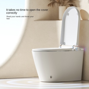Nuovo Design automatico di un pezzo allungato intelligente intelligente bagno water water Smart Bidet WC WC con telecomando - Product Image 3