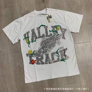T-shirt ample à manches courtes 100 % coton pour homme, style sportif hip-hop, avec imprimé vintage délavé <span class=keywords><strong>Valley</strong></span> Dream, collection Vallée de la rivière Danshui - Product Image 2