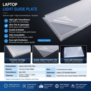 Plaque de guidage lumineux en PMMA acrylique ultra-mince et légère de 14 pouces pour la réparation et le remplacement d'écrans LCD d'ordinateurs portables – Vente en gros - Product Image 3